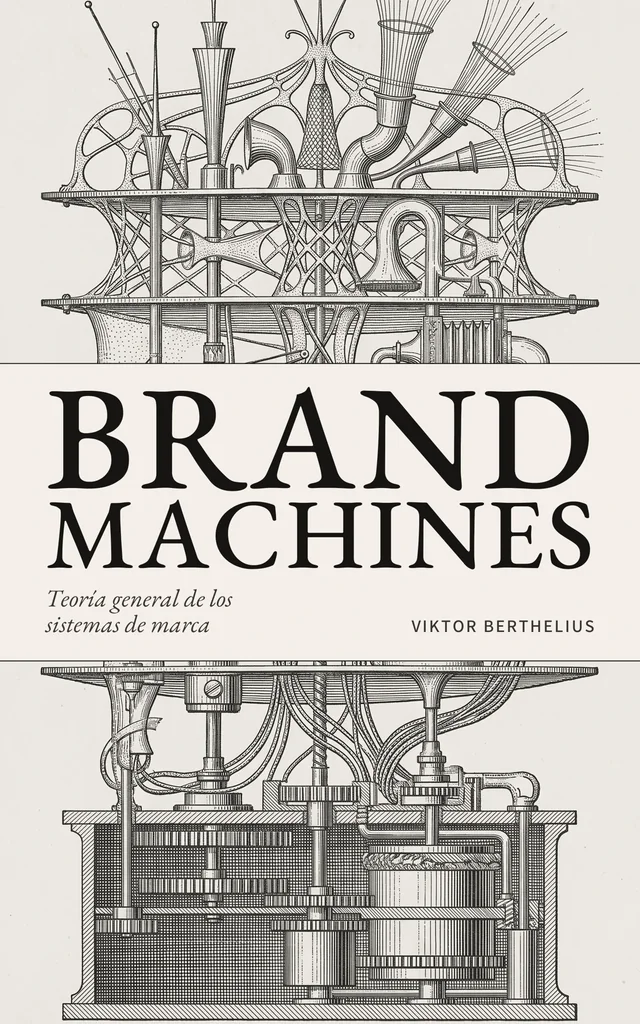 Cubierta de Brand Machines, de Viktor Berthelius. Edición en español.